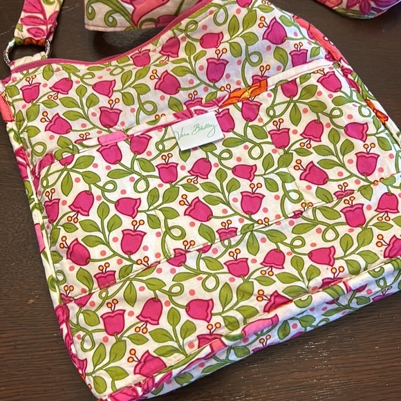 Vera Bradley Spring Floral Quilted Crossbody Bag - Picture 7 of 12